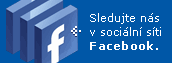 Sledujte nás také na sociální síti Facebook